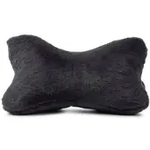 Gozze Nackenkissen GÖZZE "Uni Flausch Lesekissen LaPit", anthrazit, B:40cm H:19cm L:25cm, Polyester, Funktionskissen, Nackenkissen