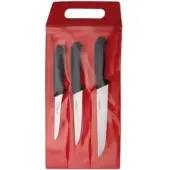 Giesser Messer-Set, 3-teilig 3555 , Farbe: schwarz