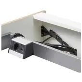 Schulte elektrotechnik Einbausteckdose R-Dock mit Kabelführung Wing USB A/C Schublade Küche