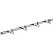 Evenes Hakenleiste mit 4 Haken, Messing verchromt - 93 991 22