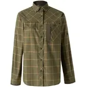 Pinewood Wolf Women Shirt green/terracotta (704) XXL