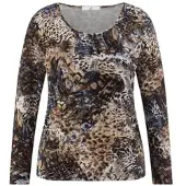 Emilia Lay Rundhals-Shirt beige, 42