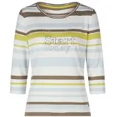 Basler Rundhals-Shirt 3/4-Arm mehrfarbig, 46