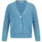 Peter Hahn Cardigan aus 100% SUPIMA-Baumwolle blau, 50