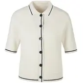 Peter Hahn Strickjacke aus 100% Premium-Kaschmir weiss