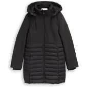Tom Tailor Hybrid Mantel mit Stehkragen und Kapuze