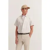 Bugatti Kurzarmhemd , Herren, Gr. 4XL, Normalgrößen, beige (60, taupe), 100% Baumwolle, gepunktet, normal, Hemden Kurzarmhemd, aus Satin-Twill