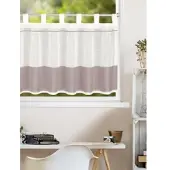 Homing Panneaux "Cintia" Gr. 1, rot (bordeaux), B:140cm H:45cm, Polyester, Gardinen, Panneaux, Fertigschal