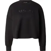 Armani Exchange für Damen. XW002049AF21298UC001 Boxy Sweatshirt schwarz (M), Lässig, Baumwolle