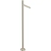 Axor Uno Einhebel-Waschtischmischer, Zerogriff, freistehend, ohne Ablaufgarnitur, Ausladung 260mm, 45037820, Farbe: Brushed Nickel