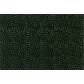 Wash & dry Fußmatte "Waves midnight green", grün, B:60cm H:8mm L:90cm, Polyester, BY KLEEN-TEX, Teppiche, Fußmatte