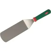 Sanelli Bratenwender, Klingenlänge 26 cm, Bratenwender mit ergonomischem Griff, Farbe: grün