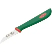 Sanelli Gemüsemesser, Klingenlänge 6 cm, Küchenmesser mit Edelstahlklinge, Farbe: grün