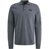 PME Legend American Classic Langarm - Longsleeve Poloshirt Vintage Indigo - L