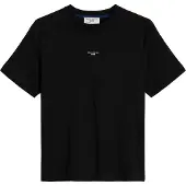 Marc O'Polo T-Shirt DENIM, Herren, Gr. L, schwarz, Jersey, Obermaterial: 100% Baumwolle, Shirts T-Shirt, mit Labeling vorne mittig