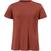 Schöffel Funktionsshirt SCHÖFFEL "T Shirt Hohberg L", Damen, Gr. 36, rot (5590, rot), Oberstoff: 60% Baumwolle, 40% Polyester, Rundhals, Shirts Funktionsshirt