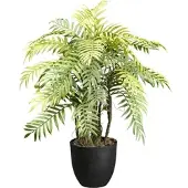 Creativ Green Kunstpflanze "Farnpflanze", grün, H:60cm, Kunstpflanzen, Kunstpflanze, mit Deko-Kies