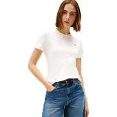 Tommy Hilfiger T-Shirt New Cody WW0WW40587 Creme Slim Fit 42