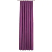 Wirth Vorhang "Newbury", lila (beere), B:130cm H:305cm, Baumwolle, Polyester, Gardinen, Vorhang, nach Maß