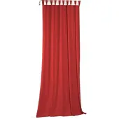 Wirth Vorhang "Newbury", rot, B:130cm H:175cm, Baumwolle, Polyester, Gardinen, Vorhang, nach Maß