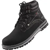Dockers by Gerli Herrenschuhe Schnürstiefel Schwarz Freizeit