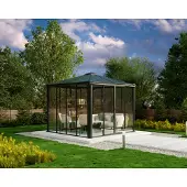 Palram - Canopia Aluminium Kaltwintergarten Ledro 3000 Grau 295x295x276 cm