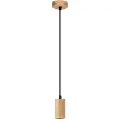Segula Hängelampe Flow, dimmbar, Holz hell, für Wohn- / Esszimmer, Holz, Pendelleuchte