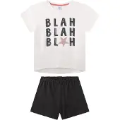 Sanetta Schlafanzug "Pyjama Pyjama Teenager Blah kurz"
