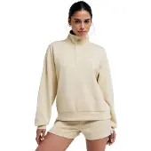 Roxy Sweatshirt "Rise & Vibe Sweet", Damen, Gr. XL, pebble, Obermaterial: 48% Viskose, 44% Polyester, 8% Elasthan., Sweatshirts Sweatshirt