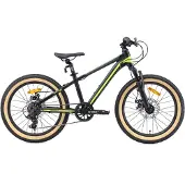 Bikestar Mountainbike Hardtail Sport 20 Zoll Schwarz Grün