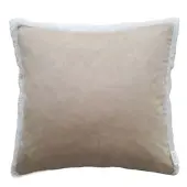 Apelt Dekokissen "Montana", beige (natur, weiß, unifarben), B:45cm H:5cm L:45cm, Polyester, Dekokissen_Sitzkissen_Kissenhüllen, Dekokissen