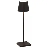 Zafferano LED-Akkuleuchte Poldina Pro Micro-Schwarz