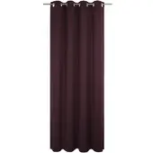 Wirth Vorhang "Newbury", lila (aubergine), B:130cm H:375cm, Baumwolle, Polyester, Gardinen, Vorhang, nach Maß