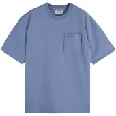 Scotch & Soda T-Shirt "T-Shirt Core 3 Crosses Loose Fit Pocket T-Shirt 1er Pack", Herren, Gr. M, blau, Obermaterial: 100% Baumwolle CO., Shirts T-Shirt