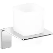 Evenes Glashalter Erico mit Wandhalter, Zink verchromt - 93 098 07
