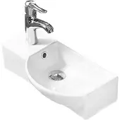 Mexen Hugo Aufsatzwaschbecken rechts 45 x 24 cm, weiß - 21254500R