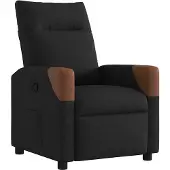 vidaXL Relaxsessel Schwarz Stoff