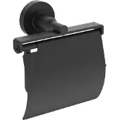 Ideal standard IOM Papierrollenhalter, mit Deckel, A9127XG, Farbe: Silk Black
