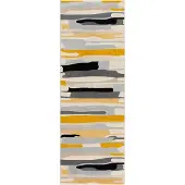 Livabliss Teppich "HOUSTON", gelb, B:80cm H:11,4mm L:220cm, Polypropylen, Teppiche, Teppich