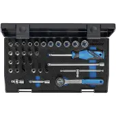 Gedore 20 IMU-3 Steckschlüssel-Satz 1/4" 32-teilig 6-kant IN-IS-PH-PZ, 6174150