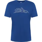 Jack Wolfskin - Peak Graphic T-Shirt - Funktionsshirt Gr XL blau