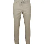 Alberto Hose Jump Flanell Herringbone Beige - W 36 - L 34