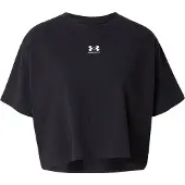Under Armour Rival Boxy Tee Solid black white (001) XL