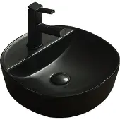 Mexen Zita Aufsatzwaschbecken 40 x 40 cm, Schwarz Matt - 21874085