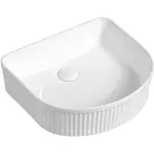 Mexen Grovo Aufsatzwaschbecken geriffelt 41 x 36 cm, weiß - 22304200