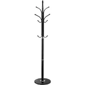 Vevor Garderobenständer, 370x370x1800 mm, Kleiderständer mit Marmorsockel & 6 Haken, Flurgarderobe für Eingangsbereich, Schlafzimmer, Büro, Wohnzimmer, Kleiderbügel für Mäntel, Hüte, Taschen