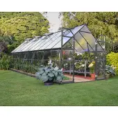 Palram - Canopia Aluminium Gewächshaus Balance 820 Anthrazit 607x229 cm