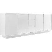 Home affaire Sideboard "Ice", weiß (weiß hochlglanz lack), Sideboards, Sideboard, grifflos