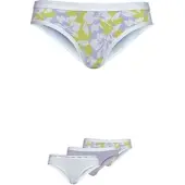 FILA Slip "WOMAN BRIEF", Damen, Gr. XL, bunt (grau, weiß, bunt), Obermaterial: 95% Baumwolle, 5% Elasthan, bedruckt, geblümt, unifarben, bequem, Unterhosen Slip