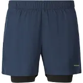 Endurance - Kros 2-in-1 Shorts - Laufshorts Gr 3XL blau
